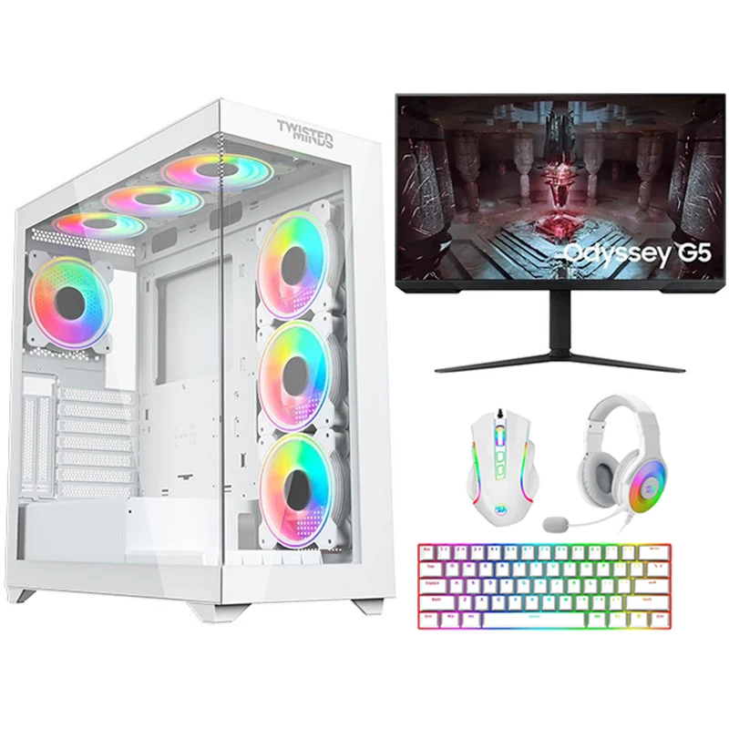 i7 Gaming PC, i7-14700K, RTX 4060 Ti 16GB, Windows 11 Pro with Samsung Gaming Monitor and 3in1 Gaming Kit