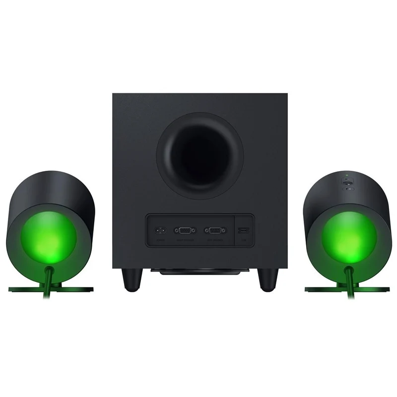Razer Nommo V2 Full-Range 2.1 PC Gaming Speakers with Wired Subwoofer - Black