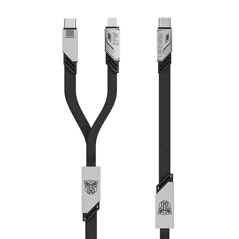 Transformers TF-A09 PD Two-in-One Fast Charging Braided Cable