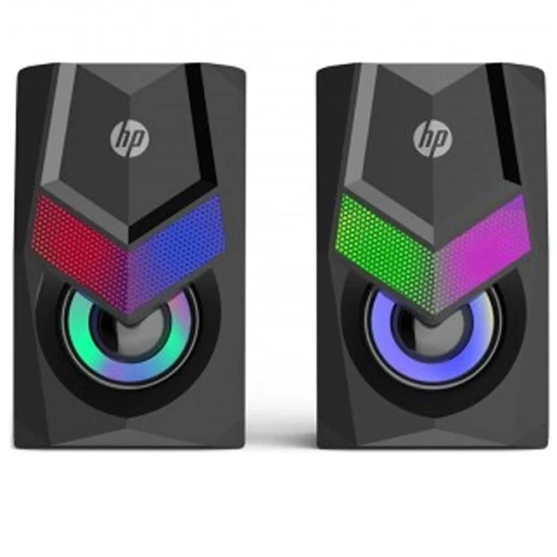 HP RGB Backlight Multimedia Stereo Mini Subwoofer Speaker