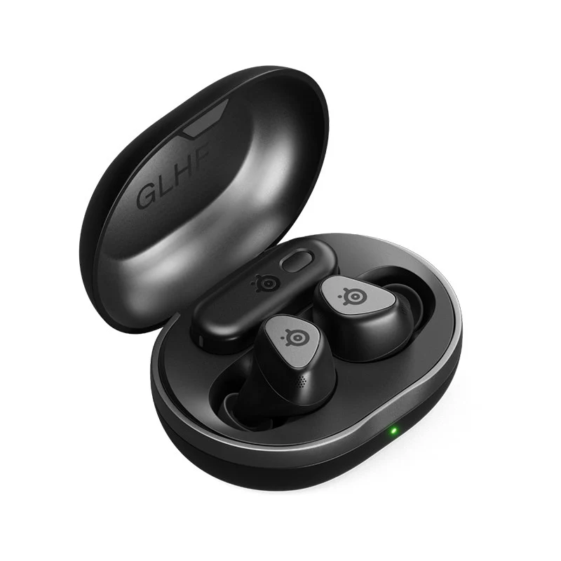 Steel Series Arctis GameBuds, Wireless Active Noise Cancelling Gaming Earbuds for PC, PS5, PS4, Switch