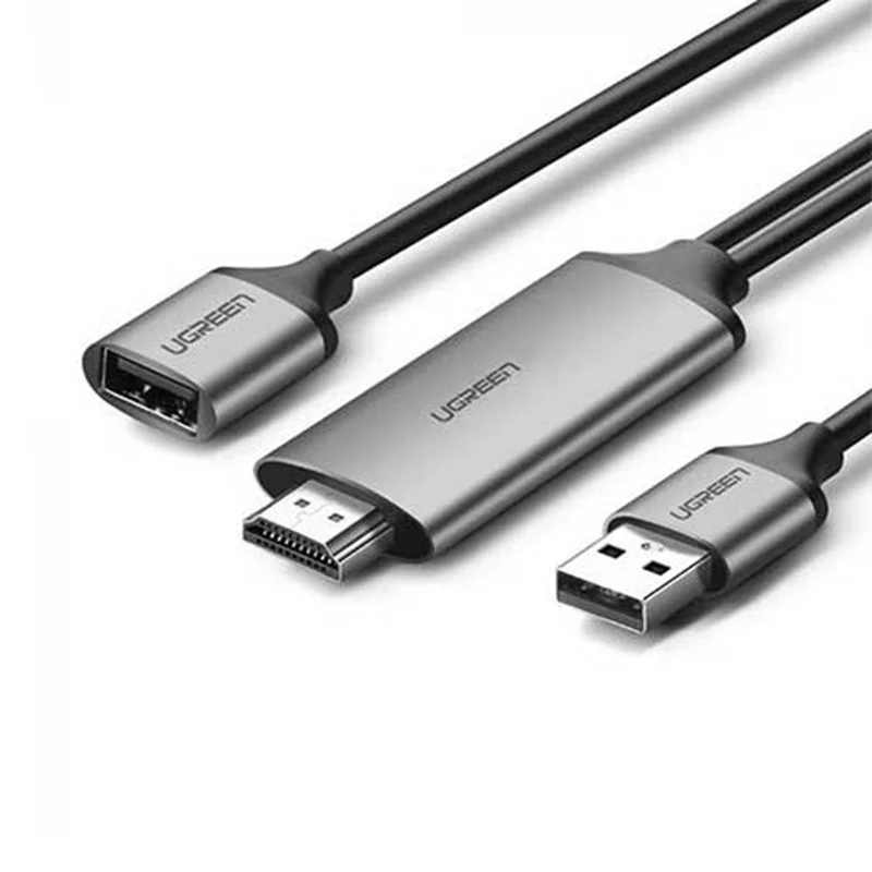 Ugreen USB To HDMI Digital AV Adapter 1.5 M - Grey