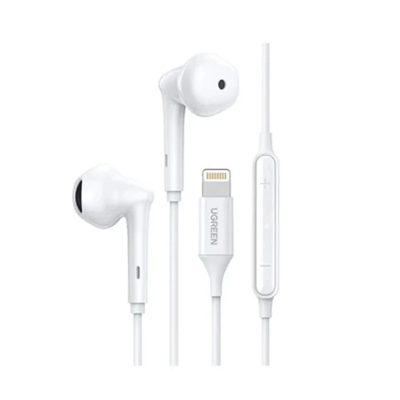 Ugreen in -ear Lightning headphones, White