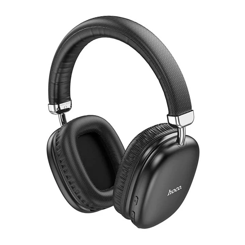 Hoco W35 Wireless Bluetooth Headset, Long 45 Hours Battery Backup - Black