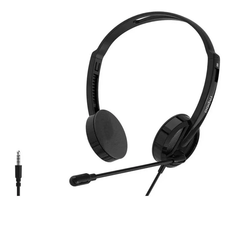 Rapoo H101 Wired Stereo Headset - Black