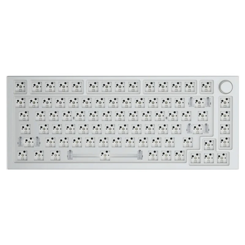 Glorious GMMK Pro 75% Barebone White Ice, ANSI-LAYOUT