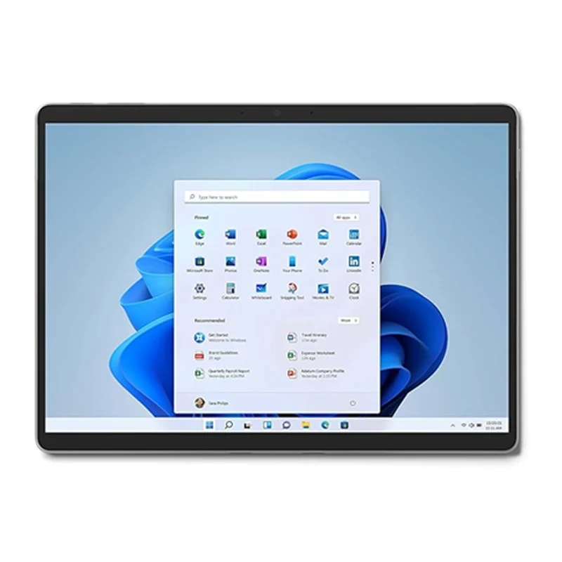 Microsoft Surface Pro 10, 13” Touchscreen Laptop, 2880 x 1920 Flow Display, Intel Core Ultra 5, RAM 16 GB, SSD 256 GB, Windows 11 Pro - Platinum (Keyboard Sold Separately)