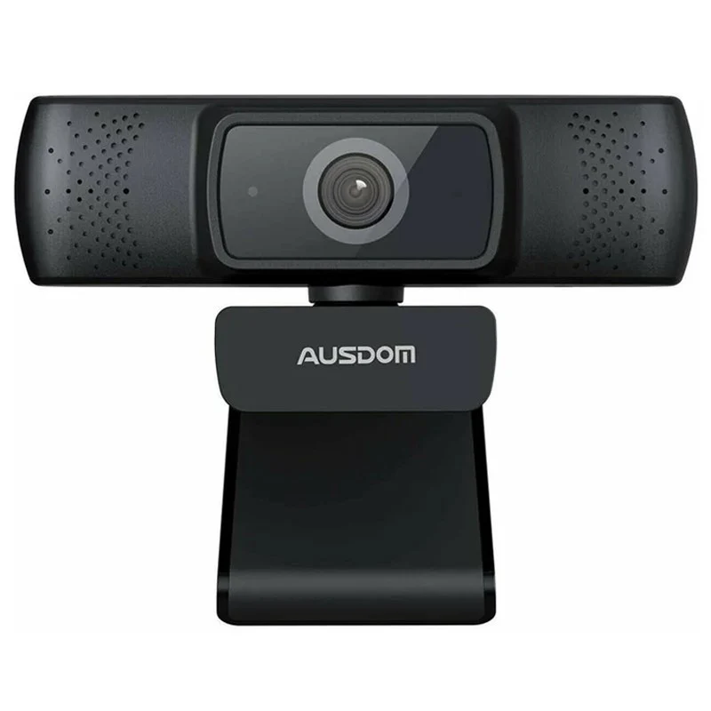 Ausdom 4K Webcam, UHD 8MP Autofocus Webcam with Microphone, Privacy Cover, Plug and Play USB Computer Web Camera for Pro Streaming/Online Teaching/Video Calling/Zoom/Skype - Open Box