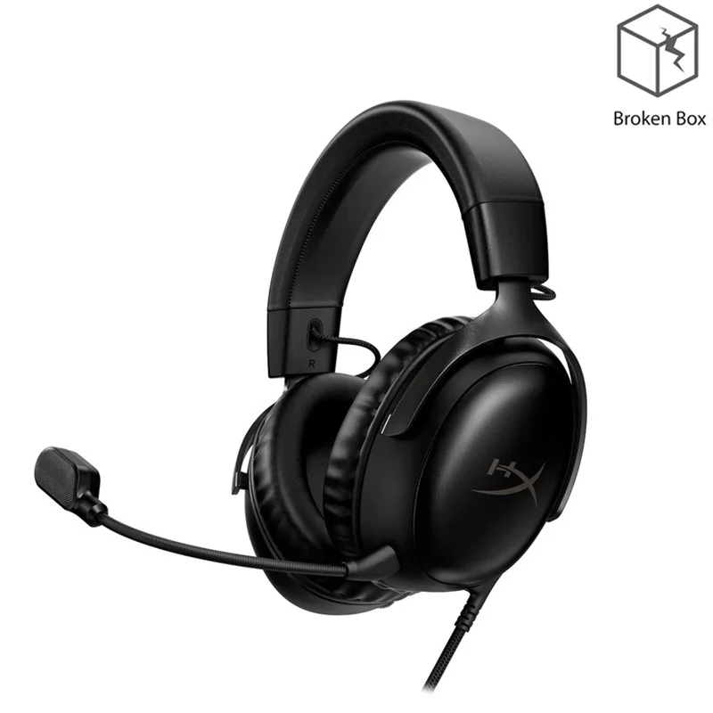 HyperX Cloud III DTS Headphone:X Spatial Audio Wired Gaming Headset for PC, PS5, PS4, Xbox One, Switch - Black - Open Box