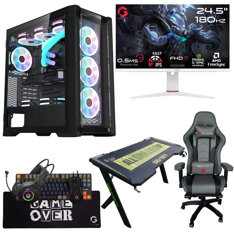 i5 Gaming PC, i5-12400F, RTX 4060 8GB, Windows 11 Pro Gaming Setup