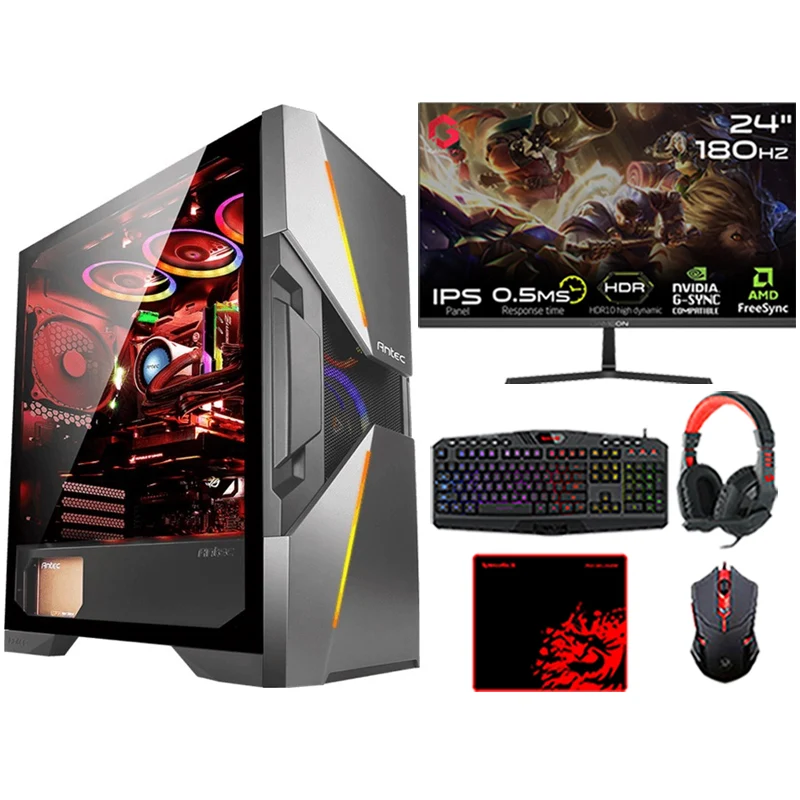 i5 GAMING PC i5-12400F, RTX 3050 8GB, Windows 11 PRO with GAMEON Gaming Monitor and 4in1 Gaming Kit