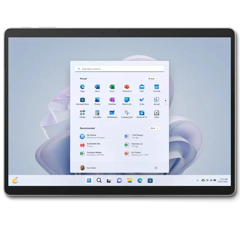 Microsoft Surface Pro 9, 13” PixelSense Flow Display, i7-1255U 12Th Generation, 16GB RAM 512GB SSD Windows 11 Pro - Platinum