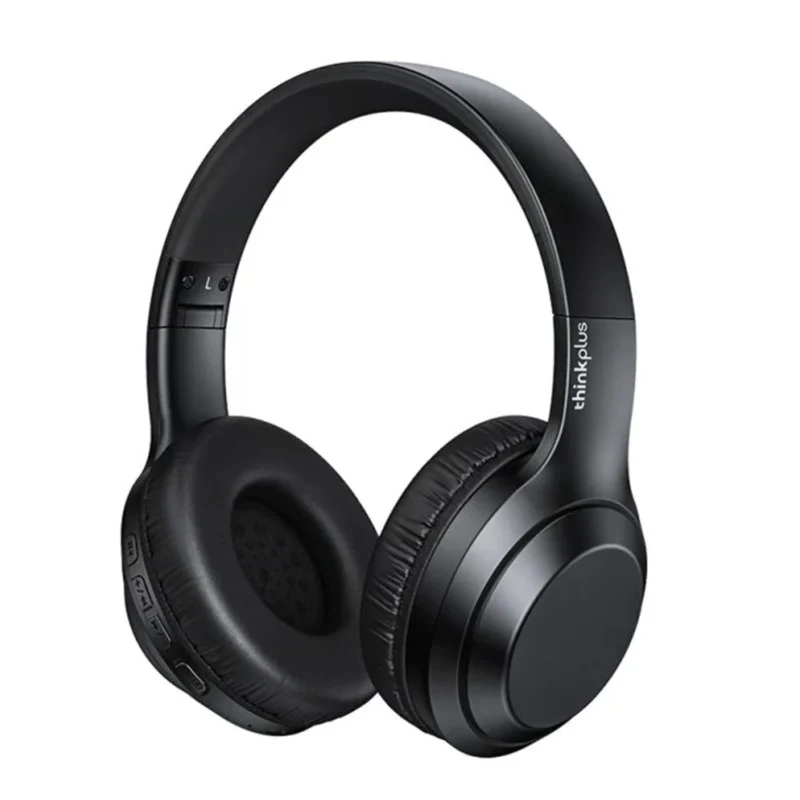 Lenovo Thinkplus TH10 Overhead Stereo Wireless Headphone - Black