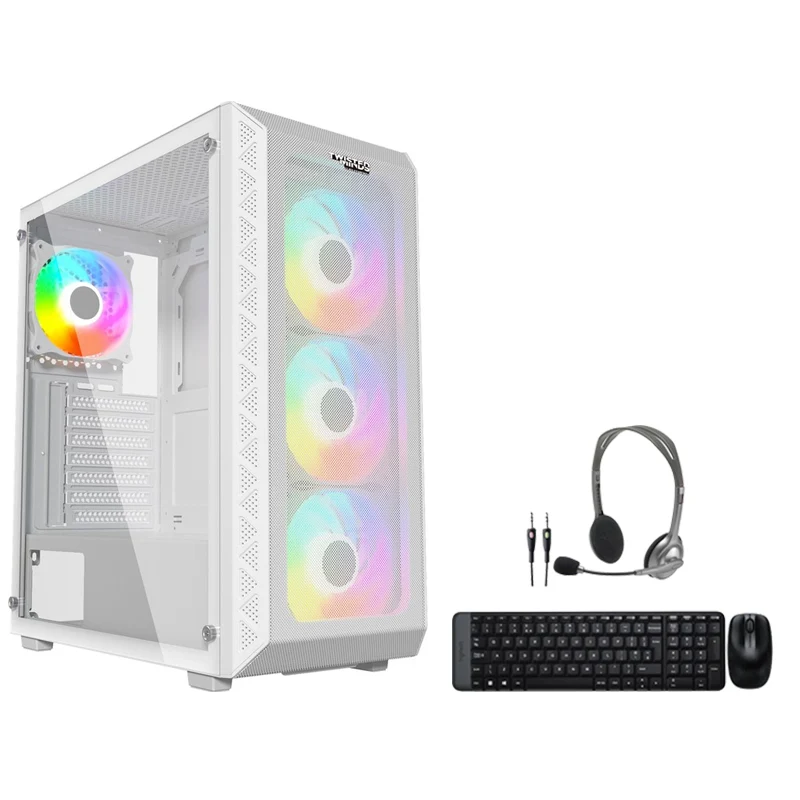 i5 PC, i5-11400, Windows 11 Pro PC for Students With Logitech Bundle