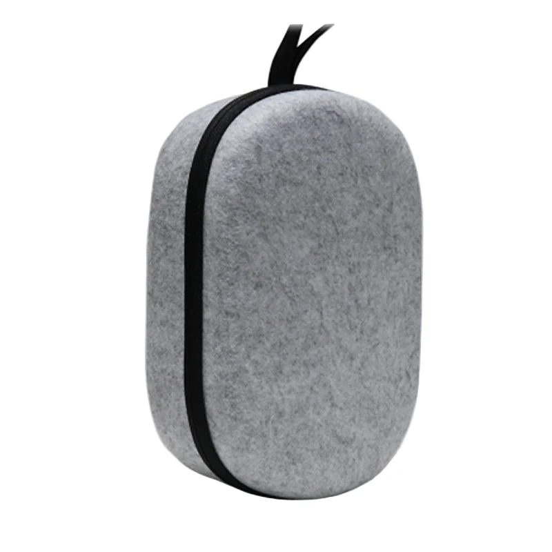 Portable Shockproof Travel Carry Case with Mesh Pocket for Apple Vision Pro - Grey