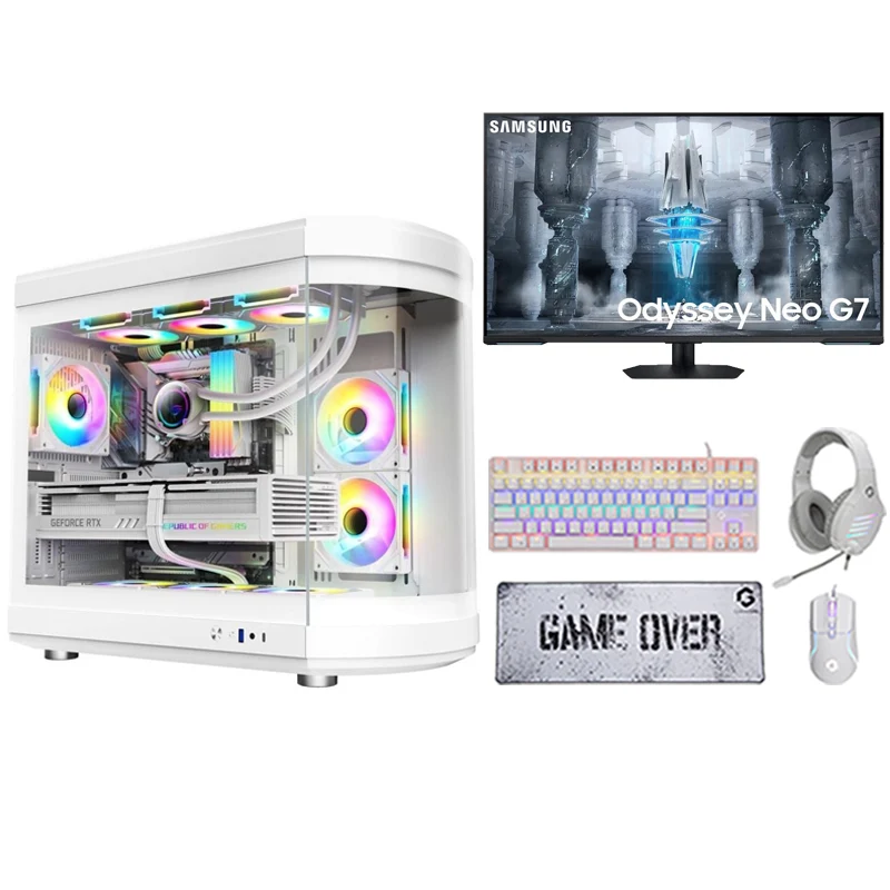 i9 Gaming PC, i9-14900K, RTX 4080 SUPER, Windows 11 PRO With Samsung Gaming Monitor and 4in1 Gaming Kit