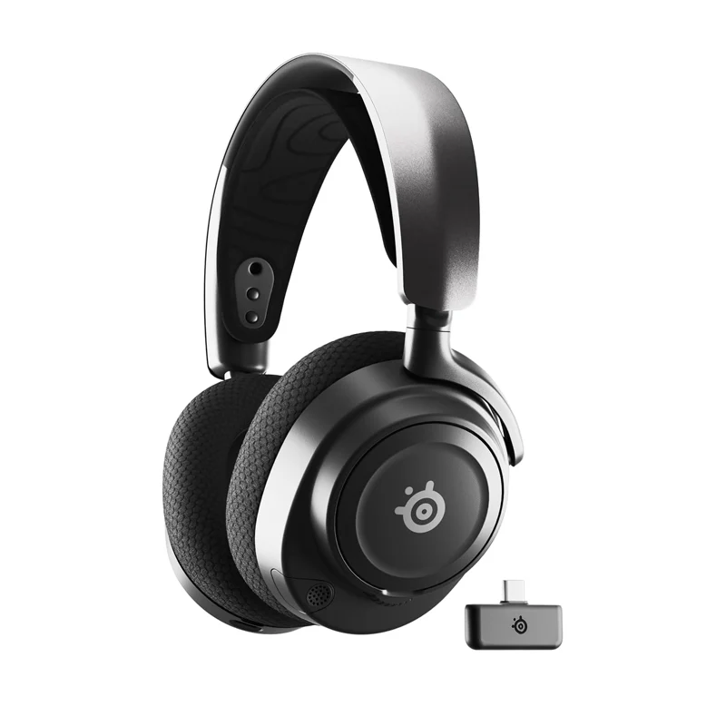 SteelSeries Arctis Nova 7 WIRELESS Gaming Headset for PC, Playstation & Xbox, USB-C dongle, Black