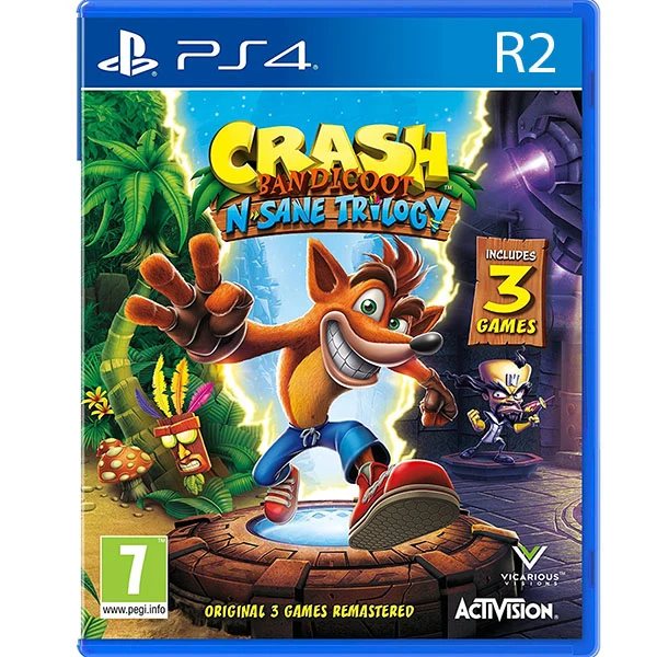 Crash Bandicoot N. Sane Trilogy - R2 For PlayStation 4 (PS4)