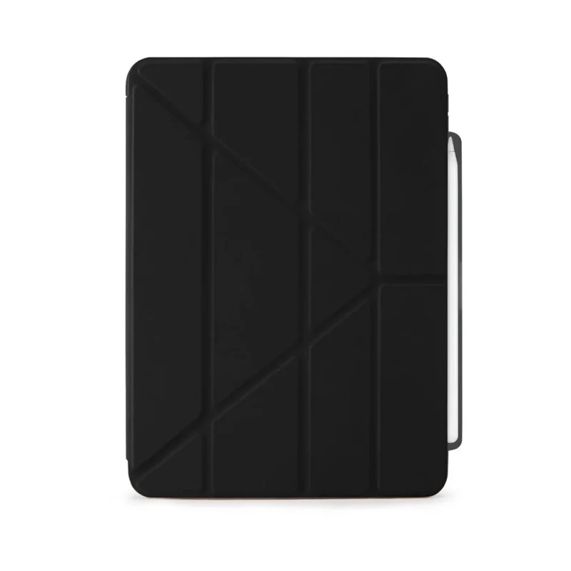 Pipetto iPad Air 11 (2024) / iPad Air 10.9 (2022/2020) Origami No3 Pencil Case, Black