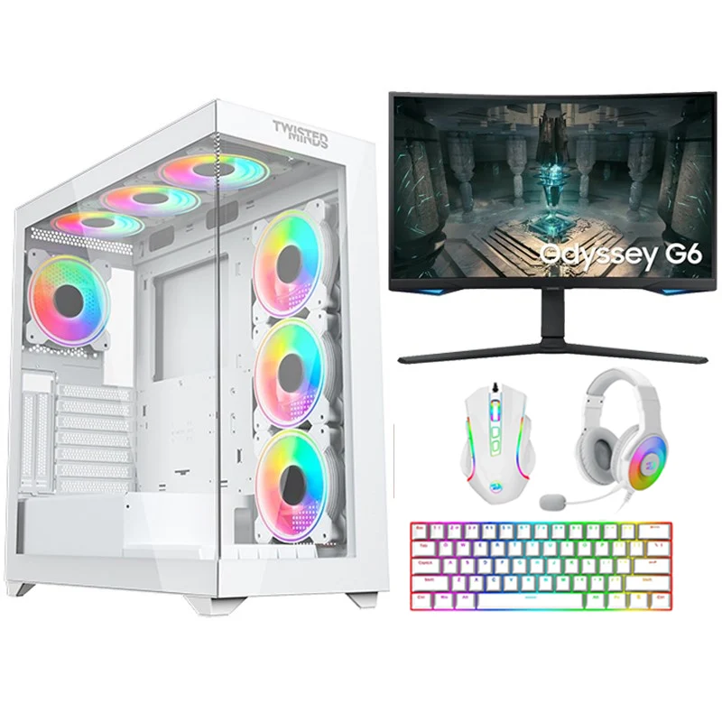 i7 GAMING PC, i7-14700KF, RTX 4070 SUPER 12GB, Windows 11 Pro Samsung Gaming Monitor and 3in1 Gaming Kit