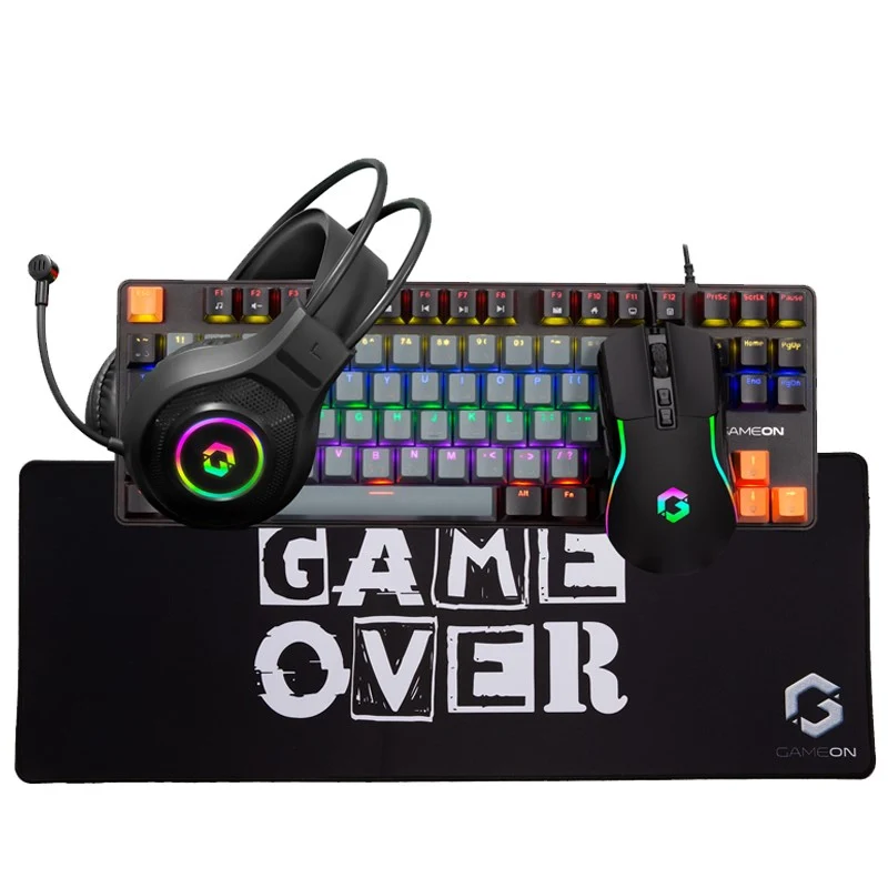 GAMEON VIPER XI All-In-One Gaming Bundle (Mechanical Keyboard, Headset, Mouse & Mousepad)