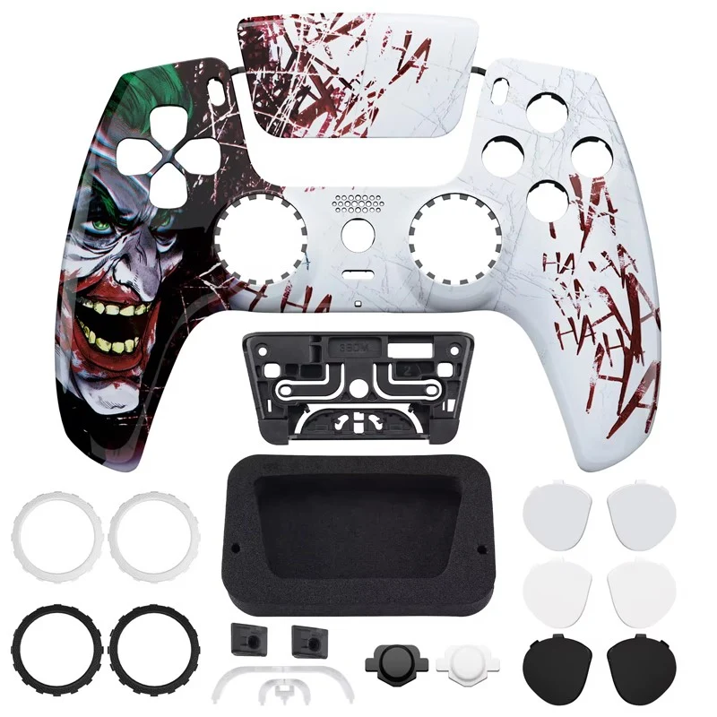 eXtremeRate Clown HAHAHA Custom Control Shell Faceplate Cover For Dualsense Edge PS5 Controller