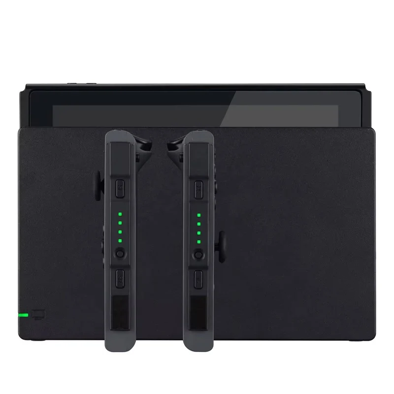 eXtremeRate Firefly LED Tuning Kit for Nintendo Switch Dock NS Left Right SL SR Buttons Ribbon Flex Cable Indicate Power LED - Pure Green