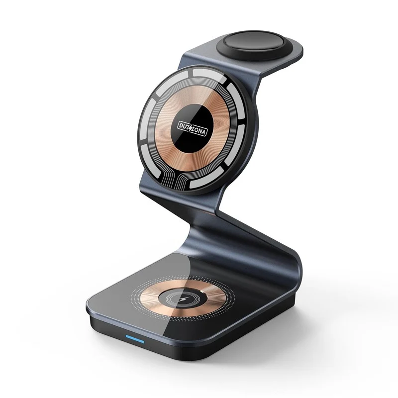 Gadgeton 3 In 1 Magnetic Wireless Charging Station for iPhone, AirPods & Apple Watch