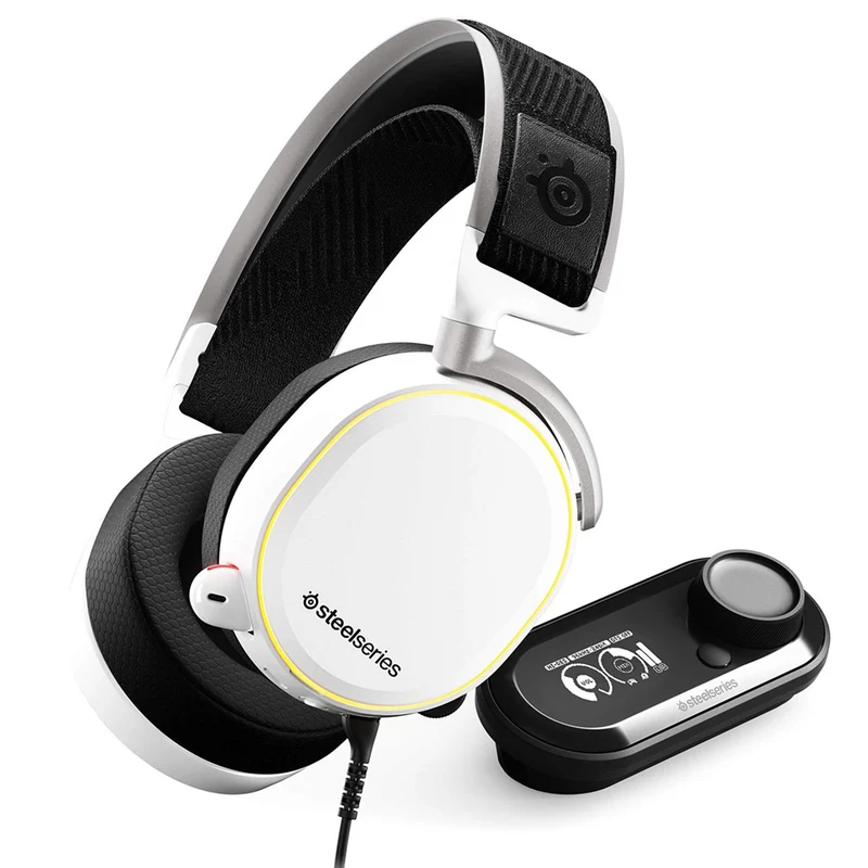 SteelSeries ARCTIS PRO + GAMEDAC Hi-Res Gaming Headset - White