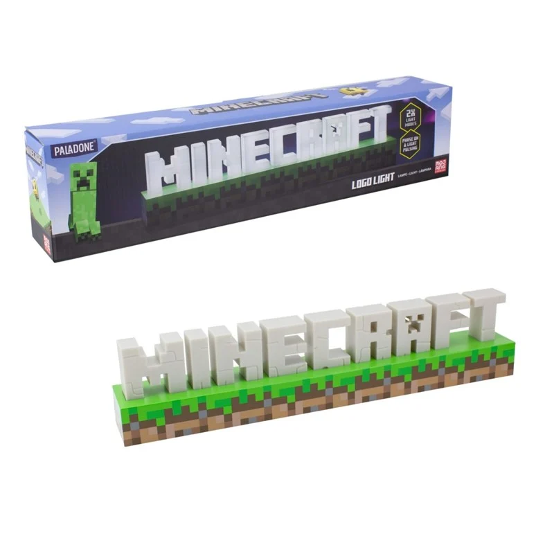 Paladone Minecraft Logo Light