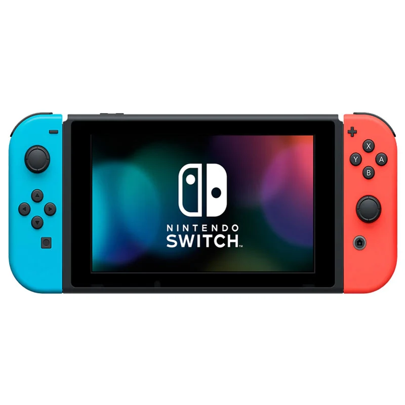 Nintendo Switch Gaming Console with Extended Battery - Neon Blue/Neon Red Joy-Con