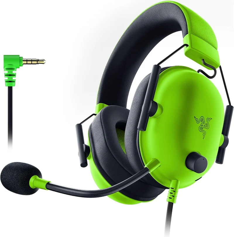 Razer BlackShark V2 X Multi-Platform Wired esports Gaming Headset - Green