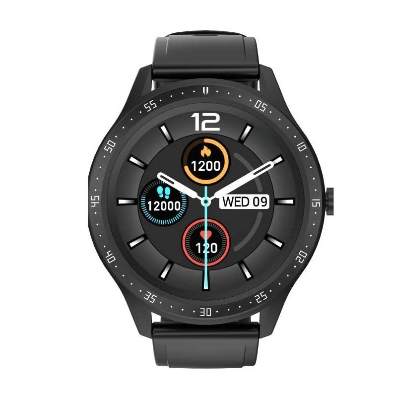 Porodo Vortex Smart Watch with Fitness & Health Tracking - Black