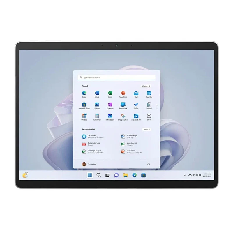 Microsoft Surface Pro 9 Laptop, 16 GB RAM, 512 GB, i7 12th Gen, Platinum