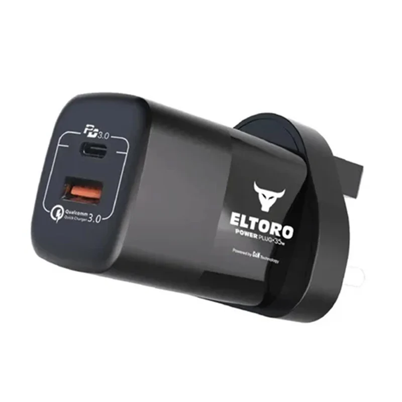 Eltoro Power Plug+ 35W PD3 QC, Black