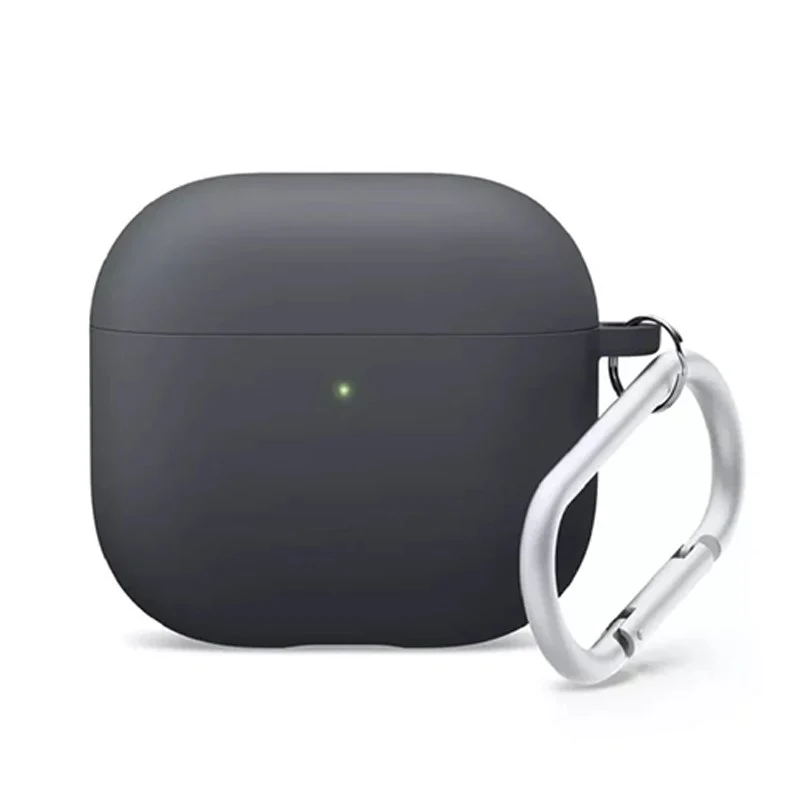 Elago AirPods 4 Liquid Silicone Hang Case Black
