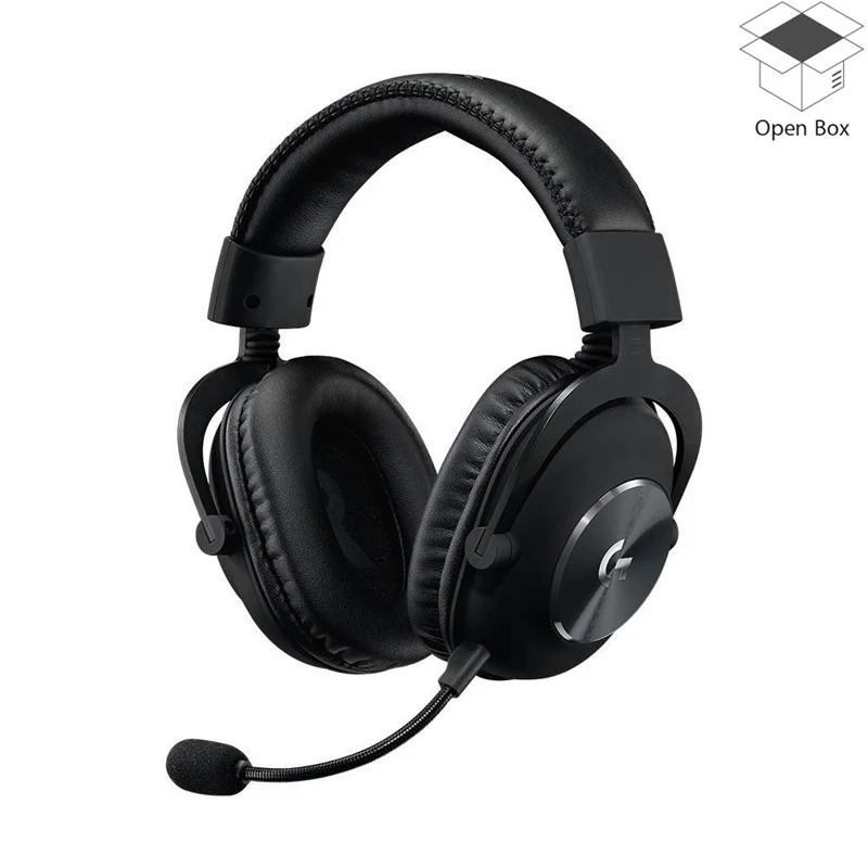 Logitech PRO X Wired Gaming Headset With Blue Voice Microphone - Black - Open Box
