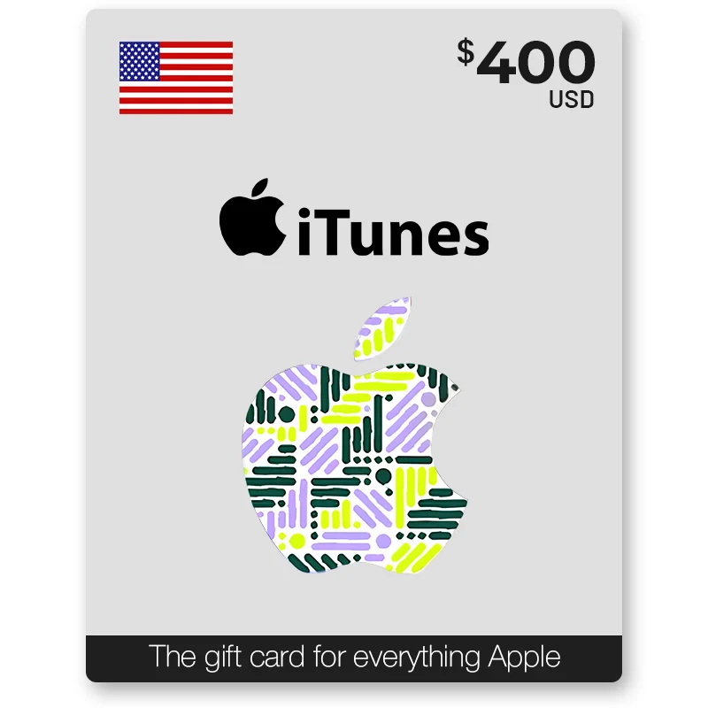 Apple iTunes Gift Card 400$ - US
