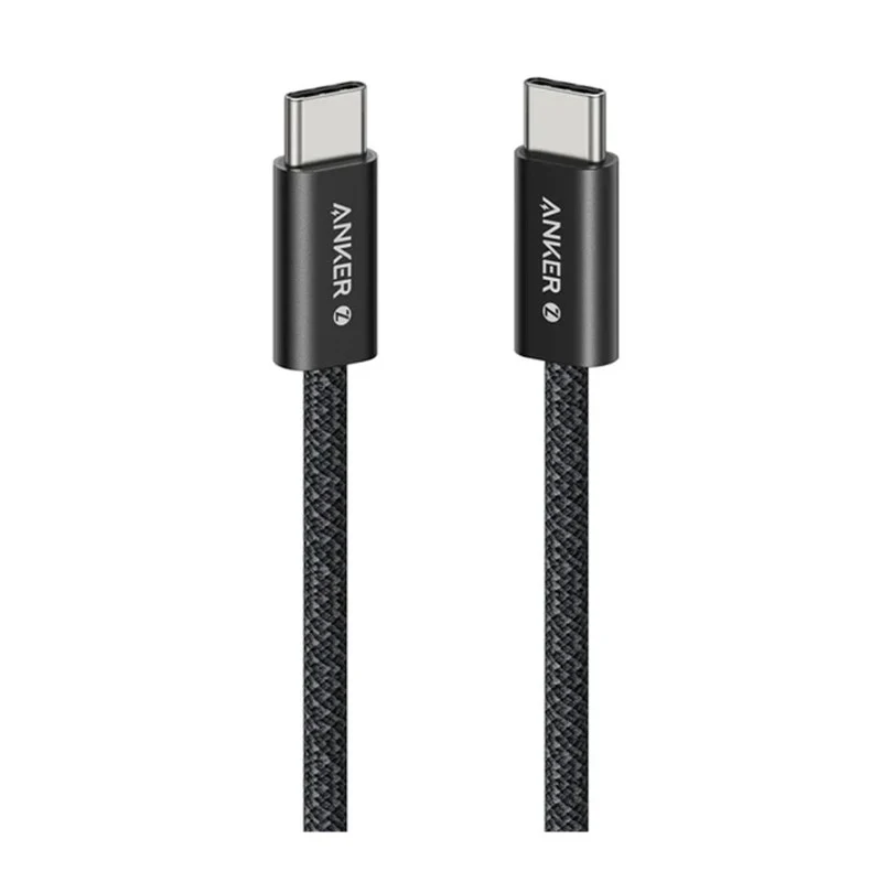 Anker Zolo USB-C to USB-C Cable 240 W Braided (0.9 M/3 ft) - Black