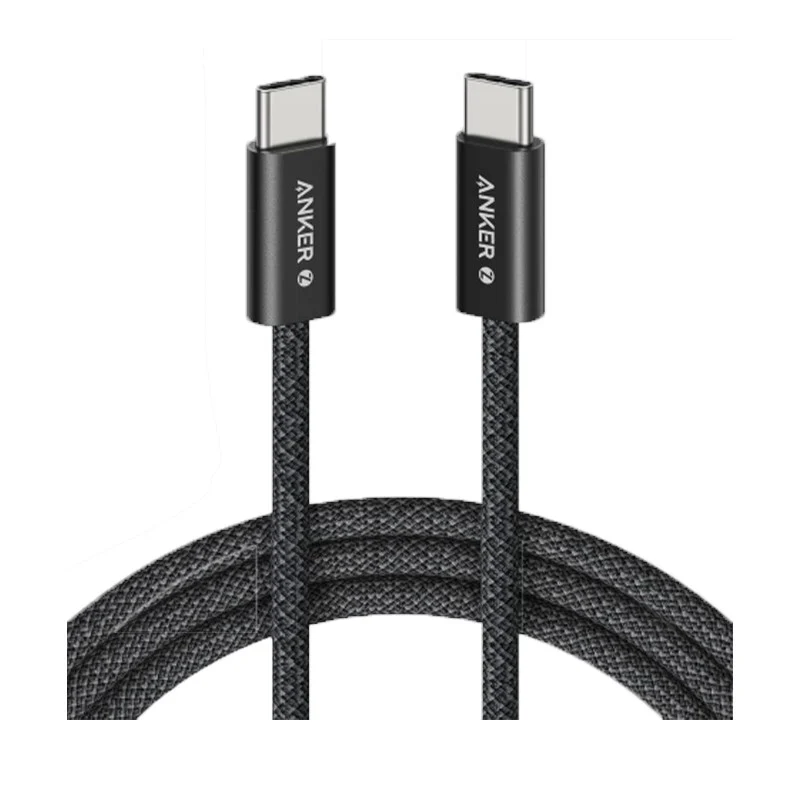 Anker Zolo USB-C to USB-C Cable 240 W Braided (1.8 M/6 ft) - Black