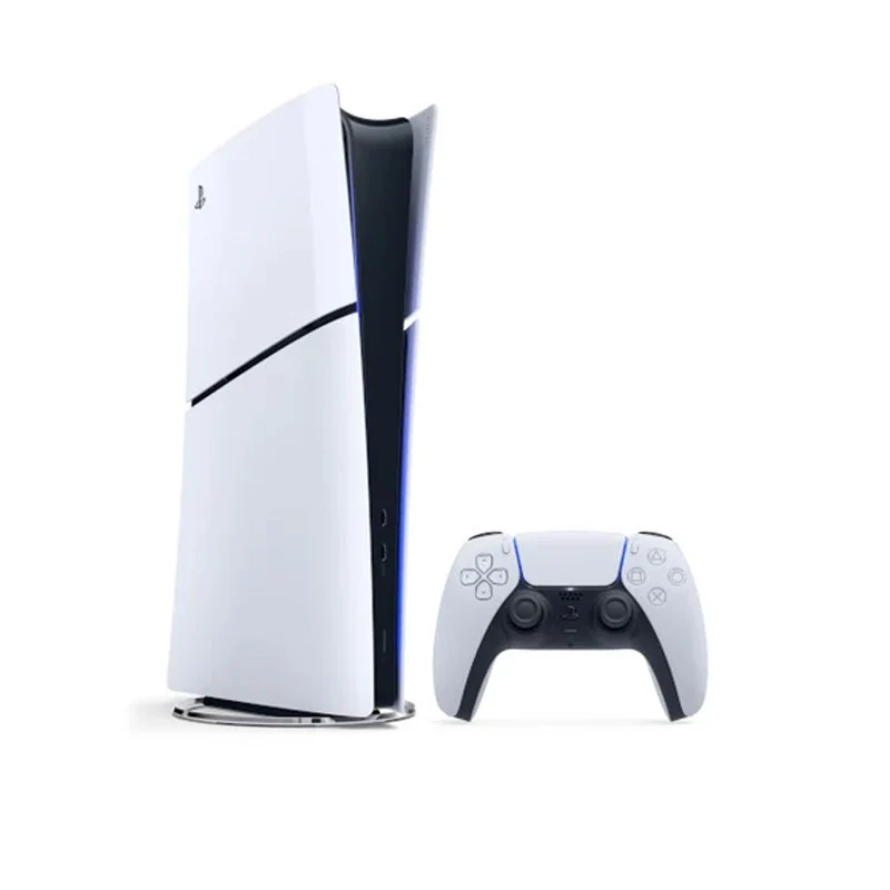 Sony PS5 Slim Console Digital Fortnite Cobalt Star Voucher Bundle with Hero Gaming Chair, Black