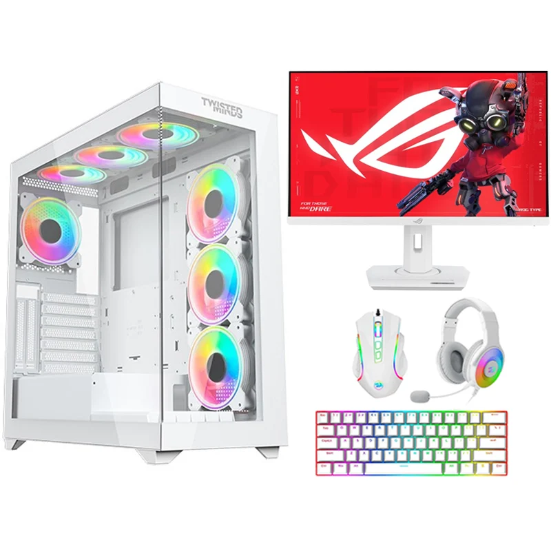 Ultra 9 Gaming PC, Ultra 9-285K, RTX 4070 Ti SUPER 16GB, Windows 11 Pro with Asus Gaming Monitor and 3in1 Gaming Kit