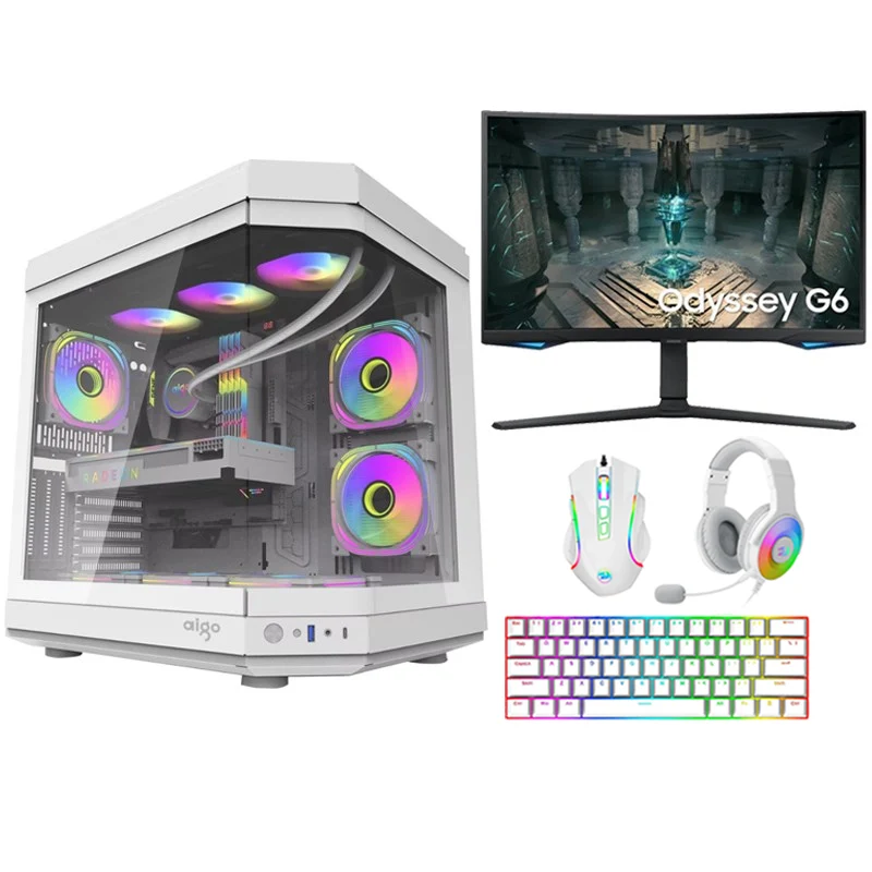 Ultra 7 Gaming PC, Ultra 7 265K, RTX 4080 SUPER 16GB, Windows 11 Pro with Gaming Monitor and 3in1 Gaming Kit