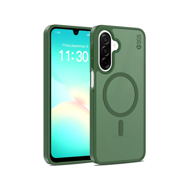 Shield Custodia TPU Magsafe Samsung A17/A26/A16 Green
