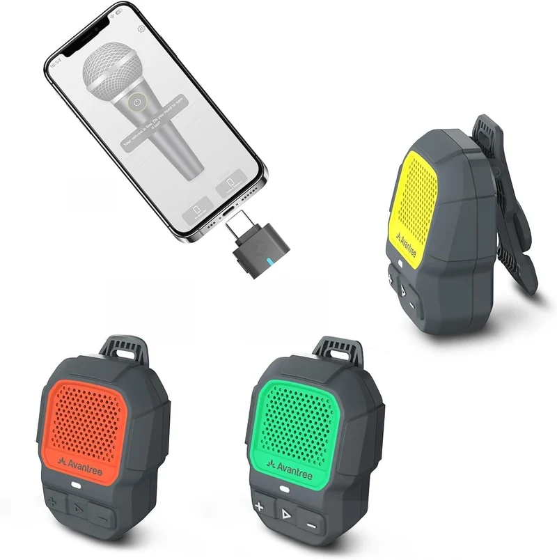 ShareCast (HomeBuddy) | Clip-On Auracast Speaker Set