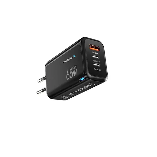 ACTION CHARGHER 65 W 3 PORTE (1 USB 2 TYPE-C)