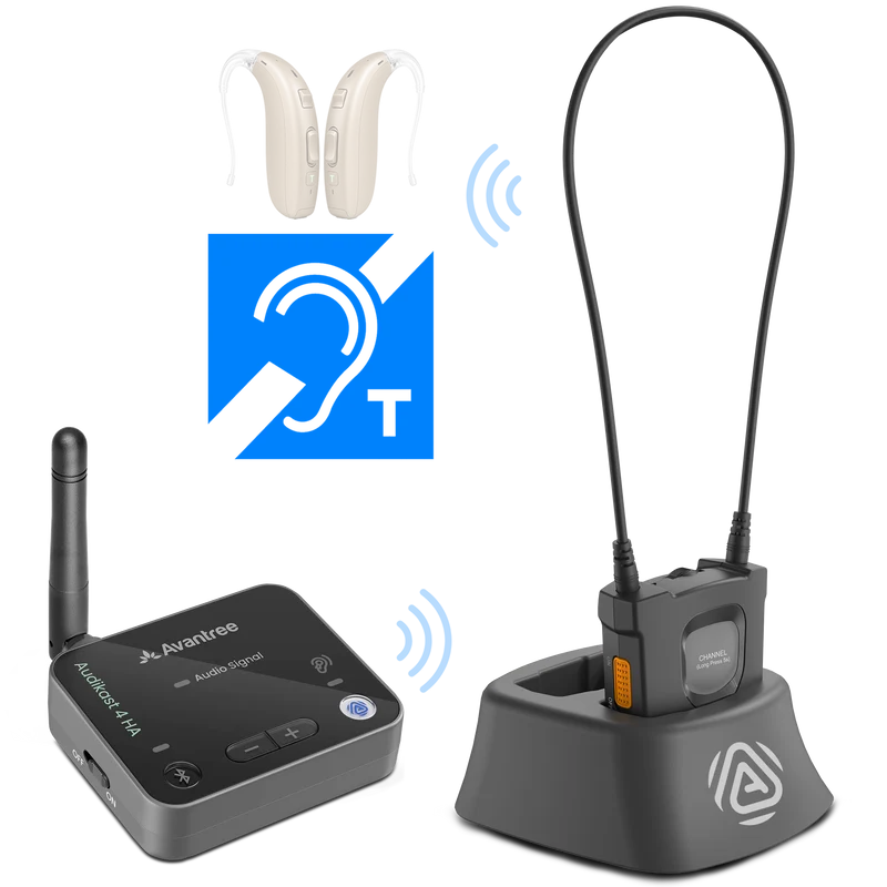 AuraCoil TV | Auracast TV Receiver & Transmitter Set
