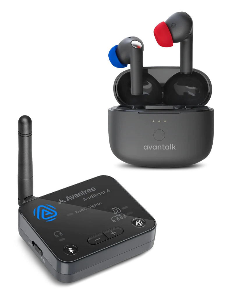 Audikast Infinity NC | Auracast TV Earbuds Set