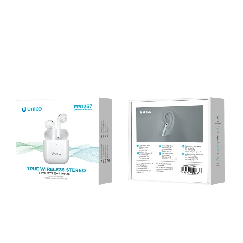 UNICO EP0267 TWS Auricular Bluetooth ES