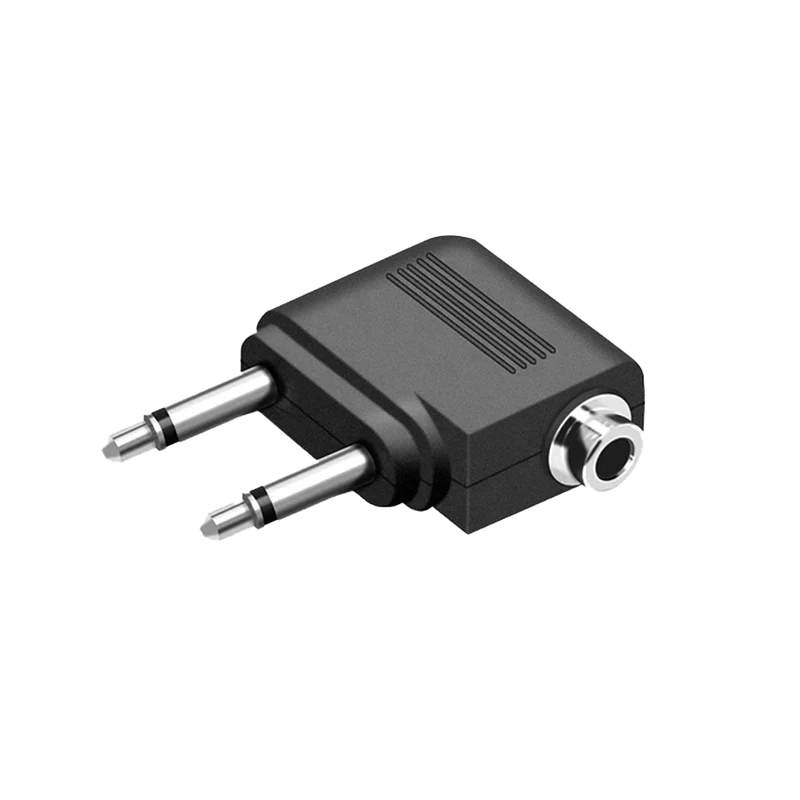 Dual AUX 3.5mm Adapter (Black)
